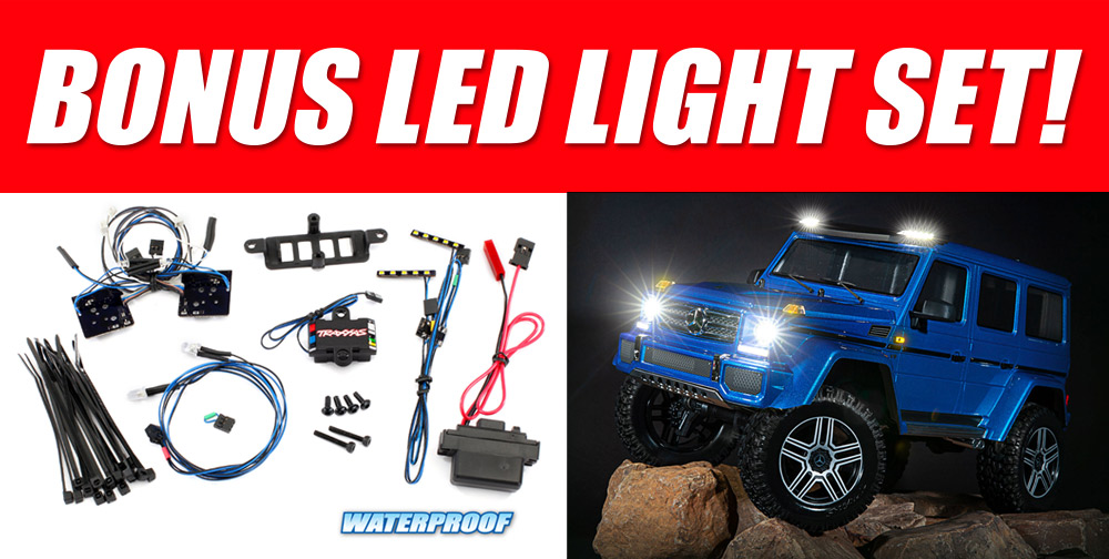 Traxxas TRX-4 G500 med Bonus LED Set